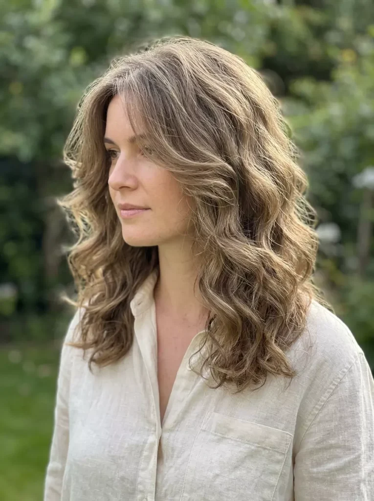 Wavy Hair Layered Haircuts Inspiration