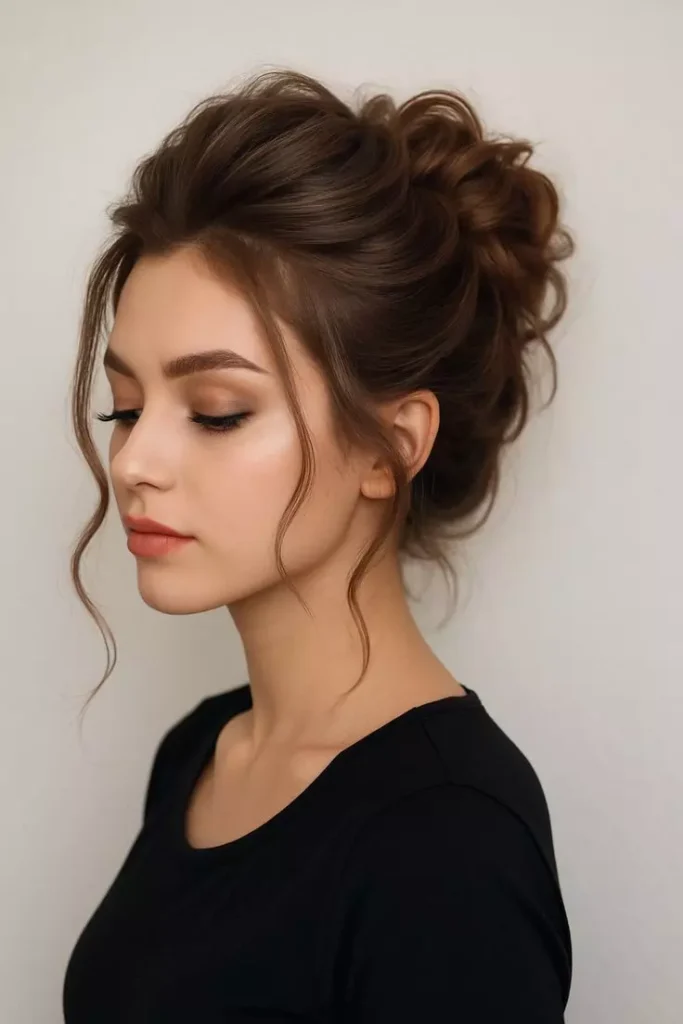 Messy Bun Ideas for Short Hair