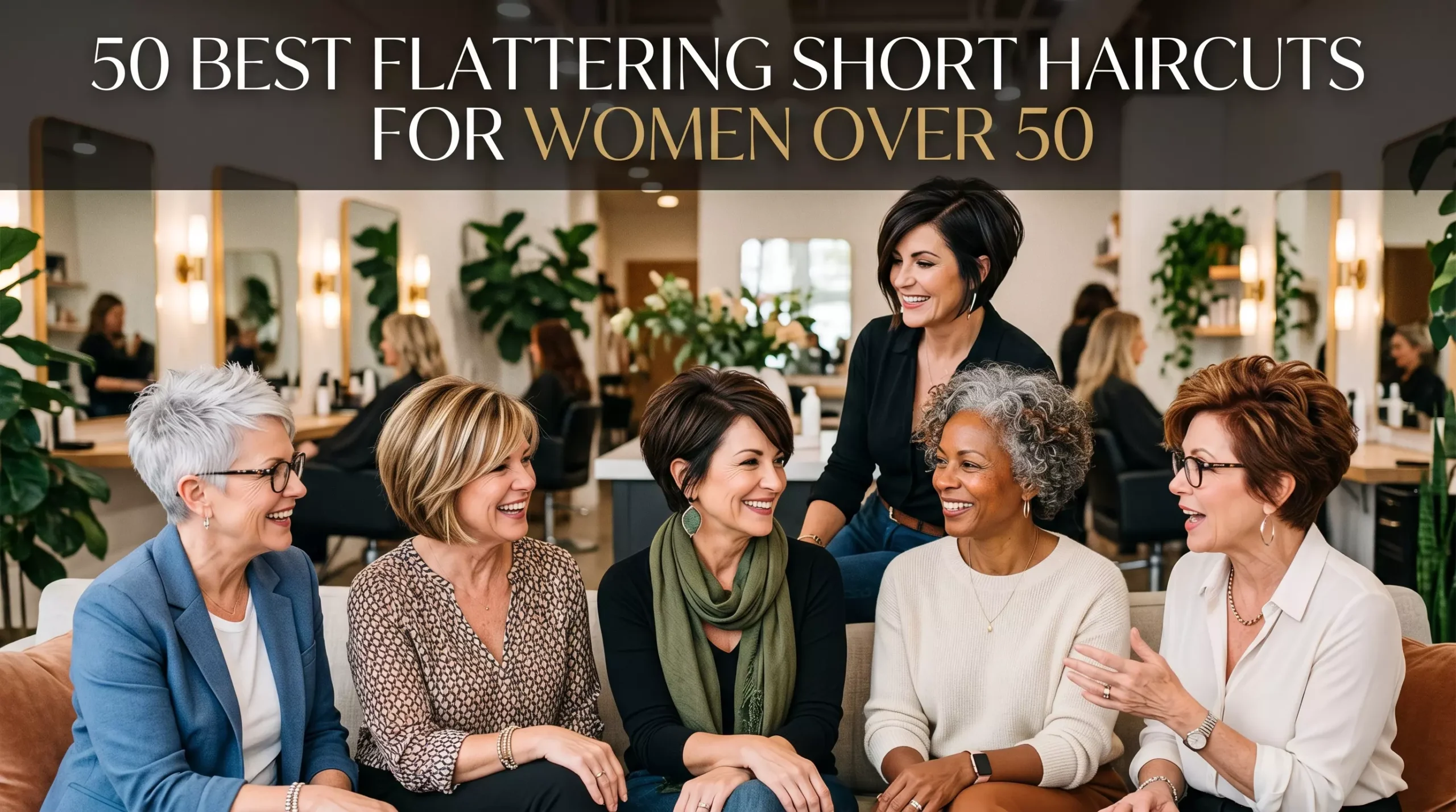 50 Best Flattering Short Haircuts for Women Over 50