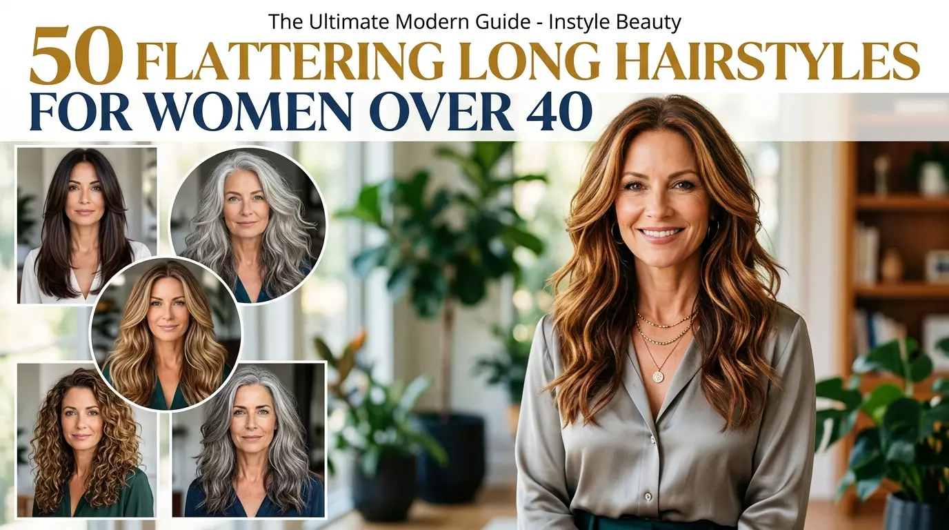 50 Flattering Long Hairstyles for Women Over 40 You'll Love