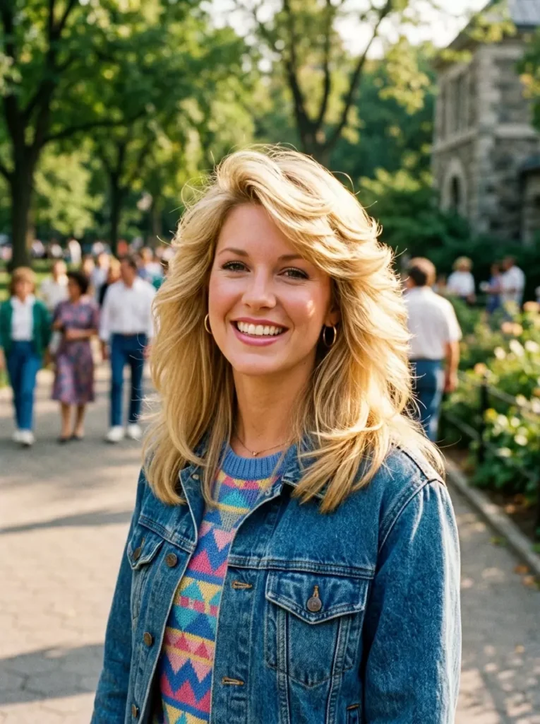 80s Feathering for Blonde Straight Hair