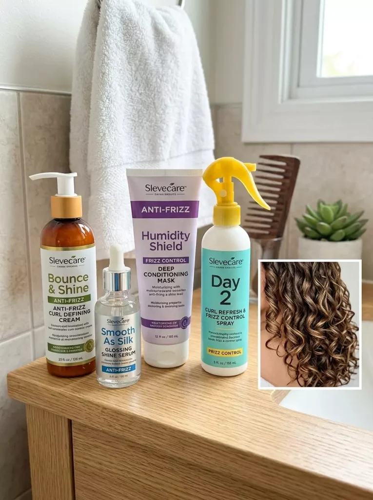 Anti-Frizz Products for Smooth Curly Hair