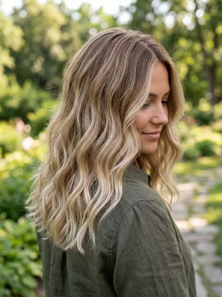 Beige Balayage Hair Color
