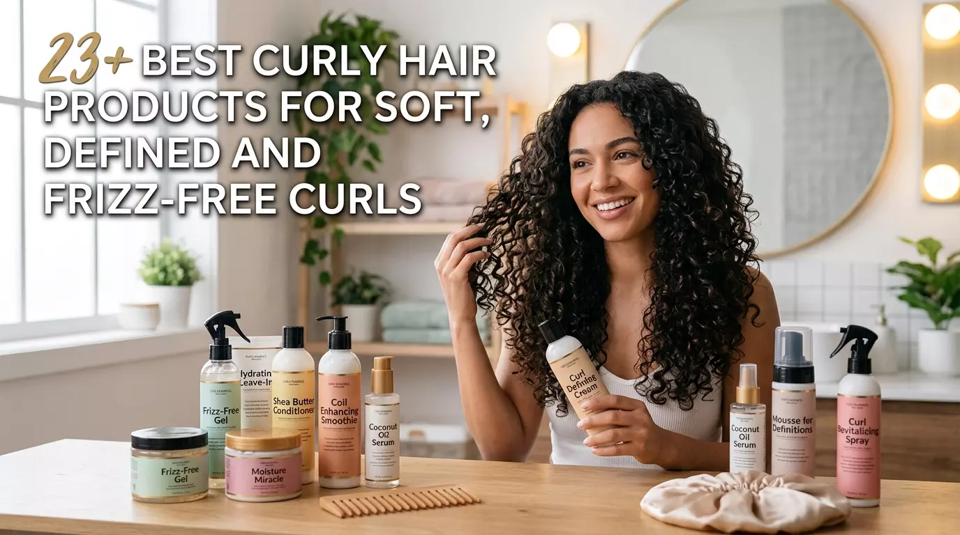 23+Best Curly Hair Products for Soft, Defined and Frizz-Free Curls