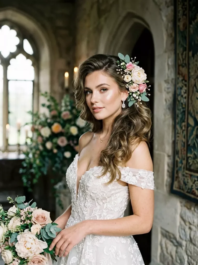 Bridal Flower Hair Combs