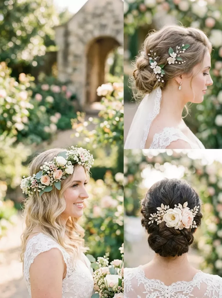 Bridal Hair Flower Ideas