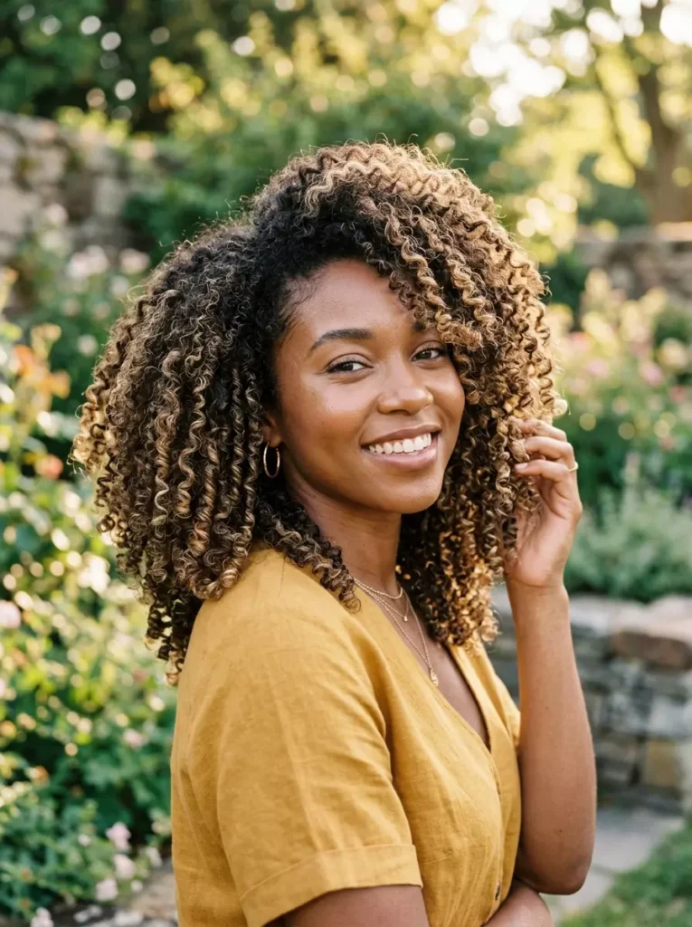 Coils with Sandy Highlights