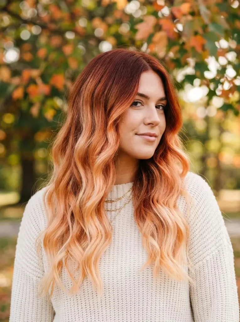 Copper Creamsicle Hair Color
