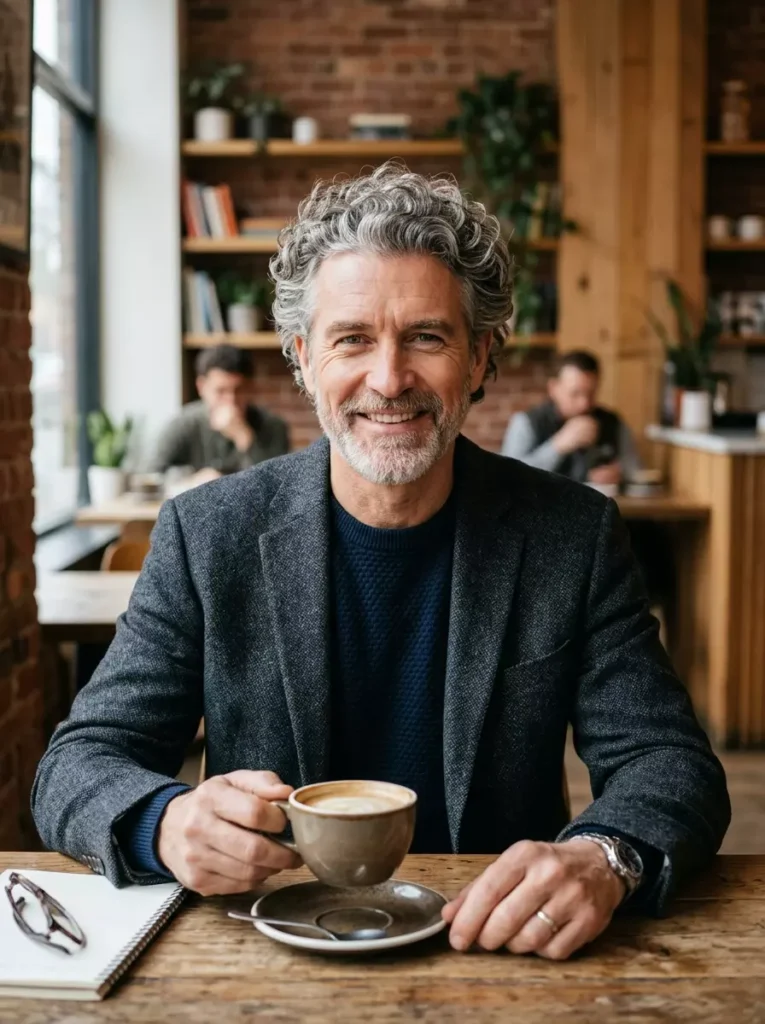 Curly Hairstyles for Men Over 50