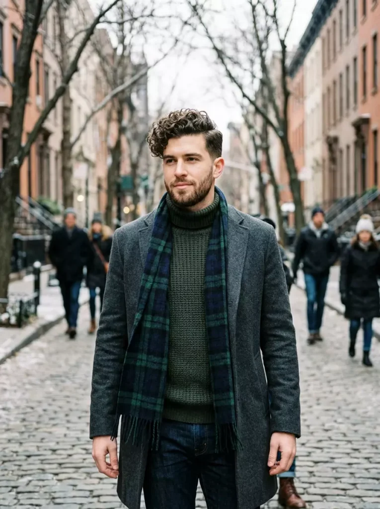 Curly Hairstyles for Men for Winter Style