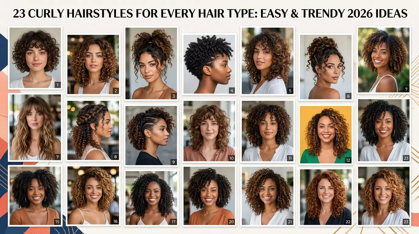 23 Curly Hairstyles for Every Hair Type Easy & Trendy 2026 Ideas