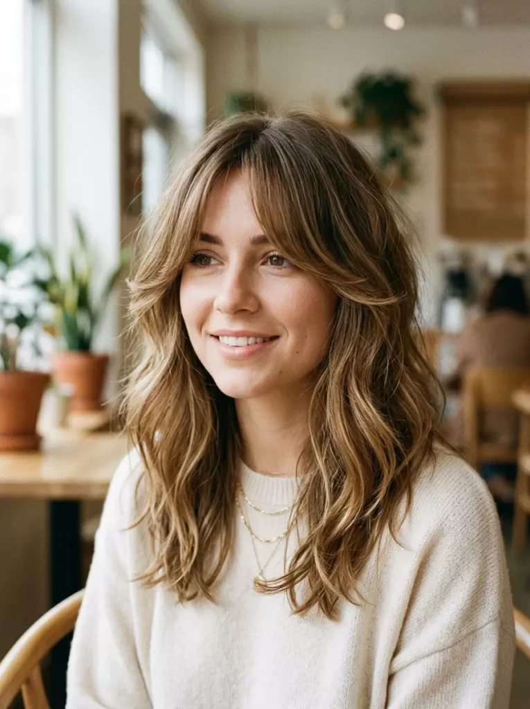 Curtain Bangs: Face-Framing Soft Hairstyle