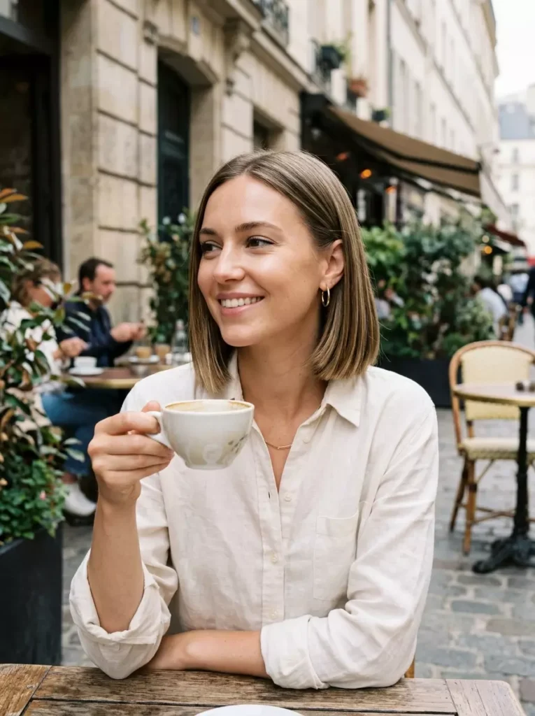 Effortless Straight Neck-Length Bob