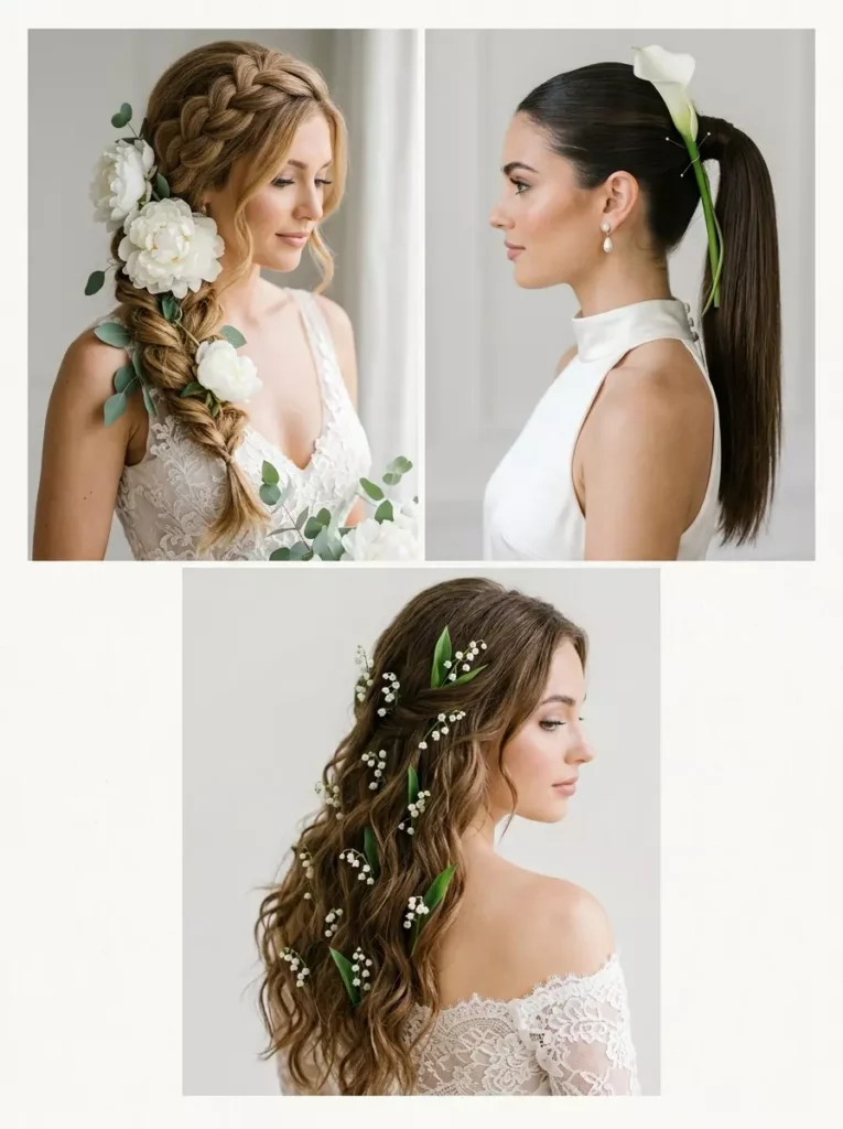 Floral Wedding Hair Ideas