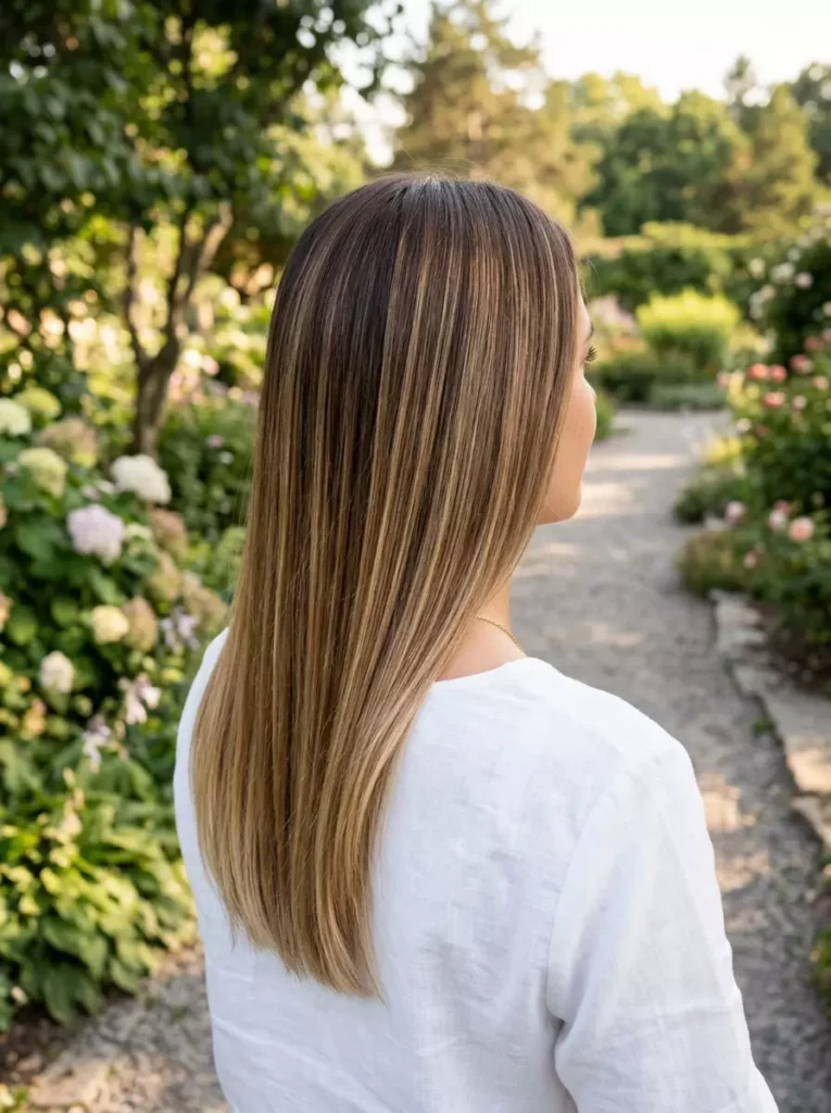 Gorgeous Balayage on Straight Hair