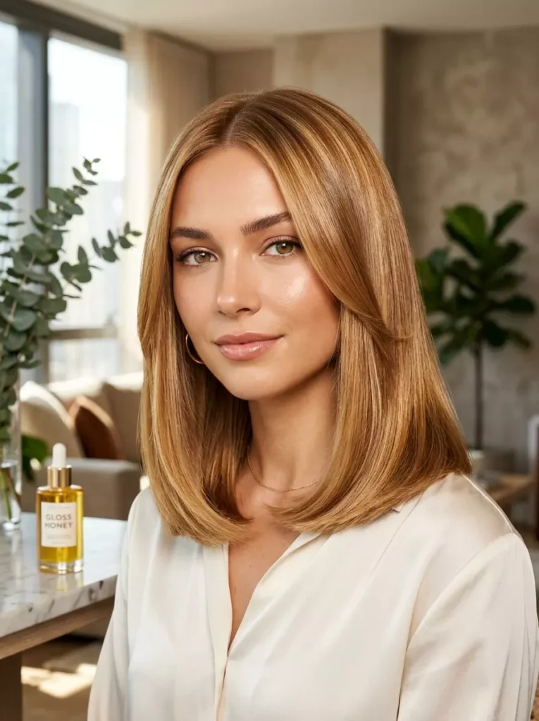 Honey Glass Hair