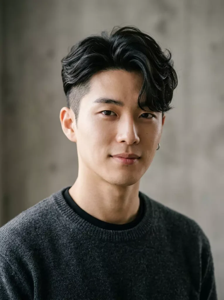 Korean Two Block Haircut