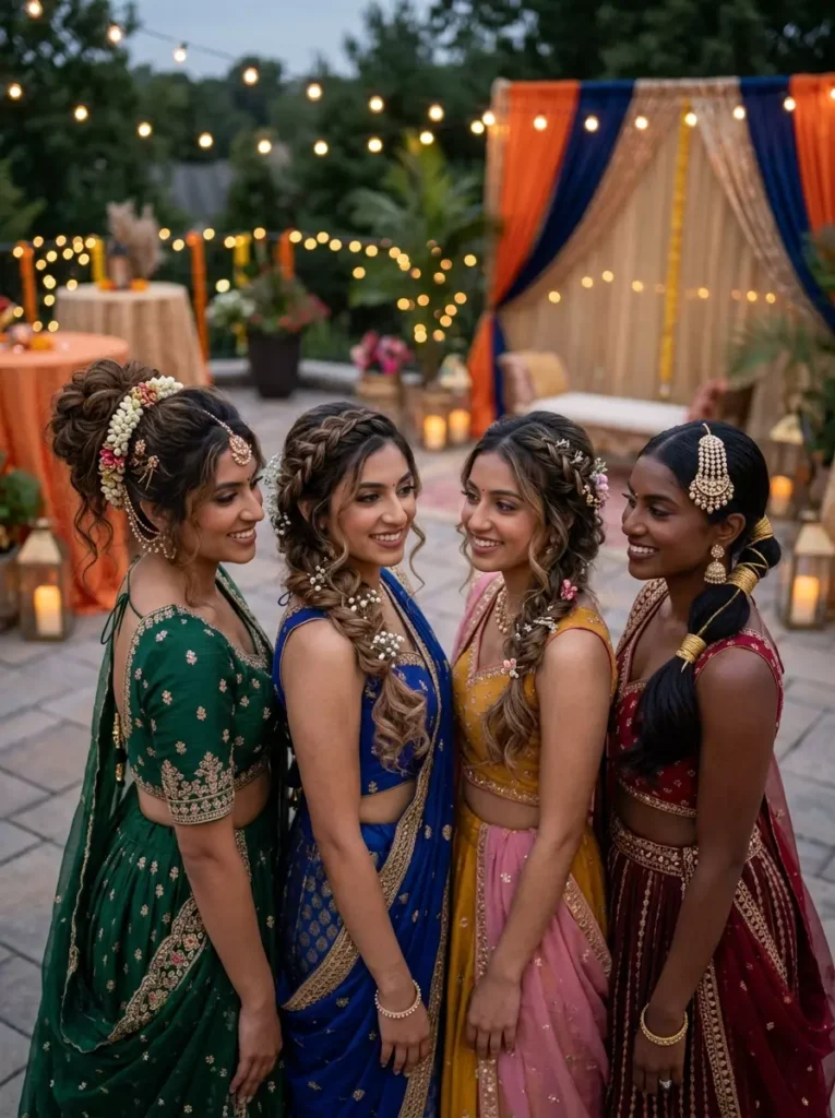 Lehenga Hairstyles for Women