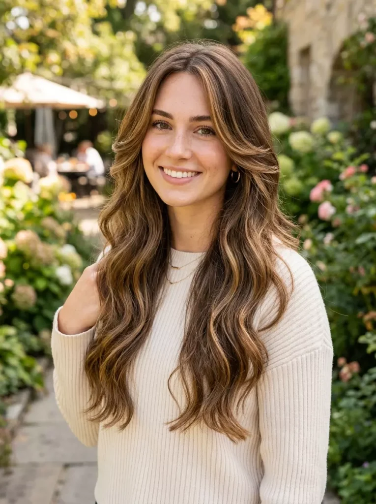 Long Hair with Face-Framing Layers