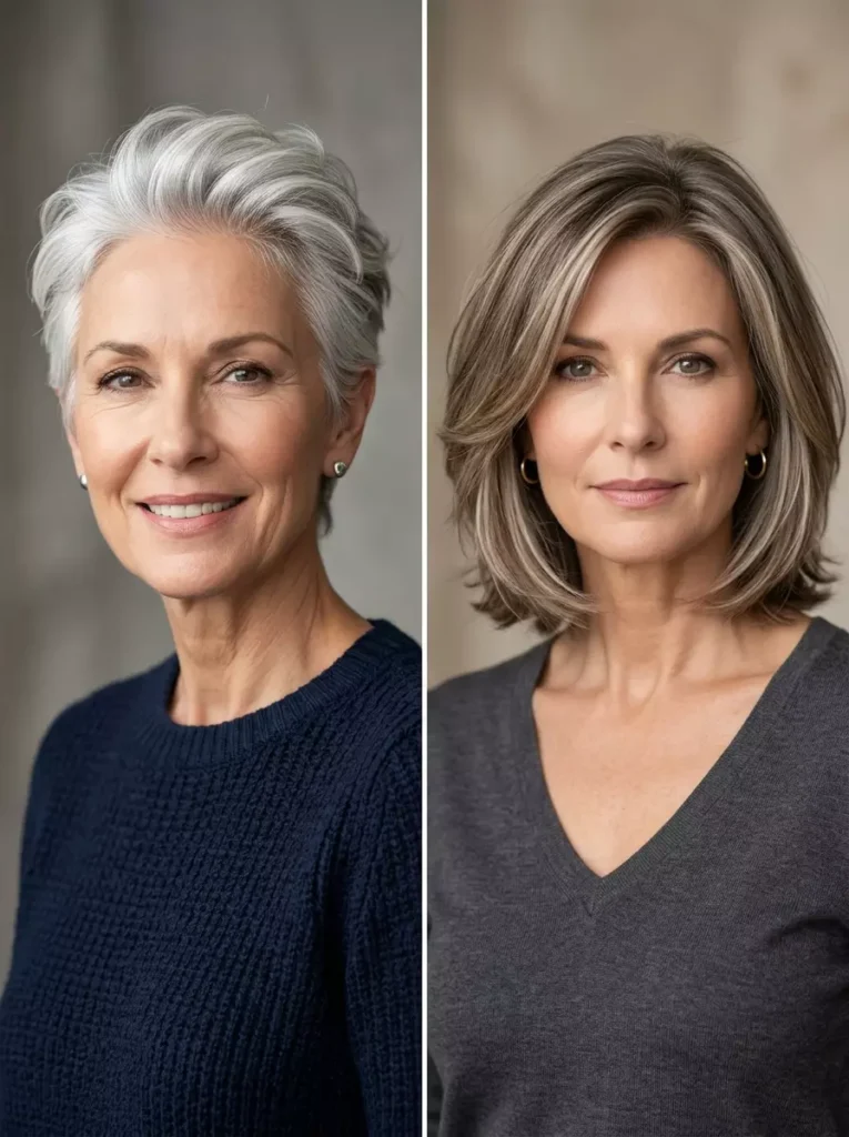 Low Maintenance Haircuts for Women Over 50