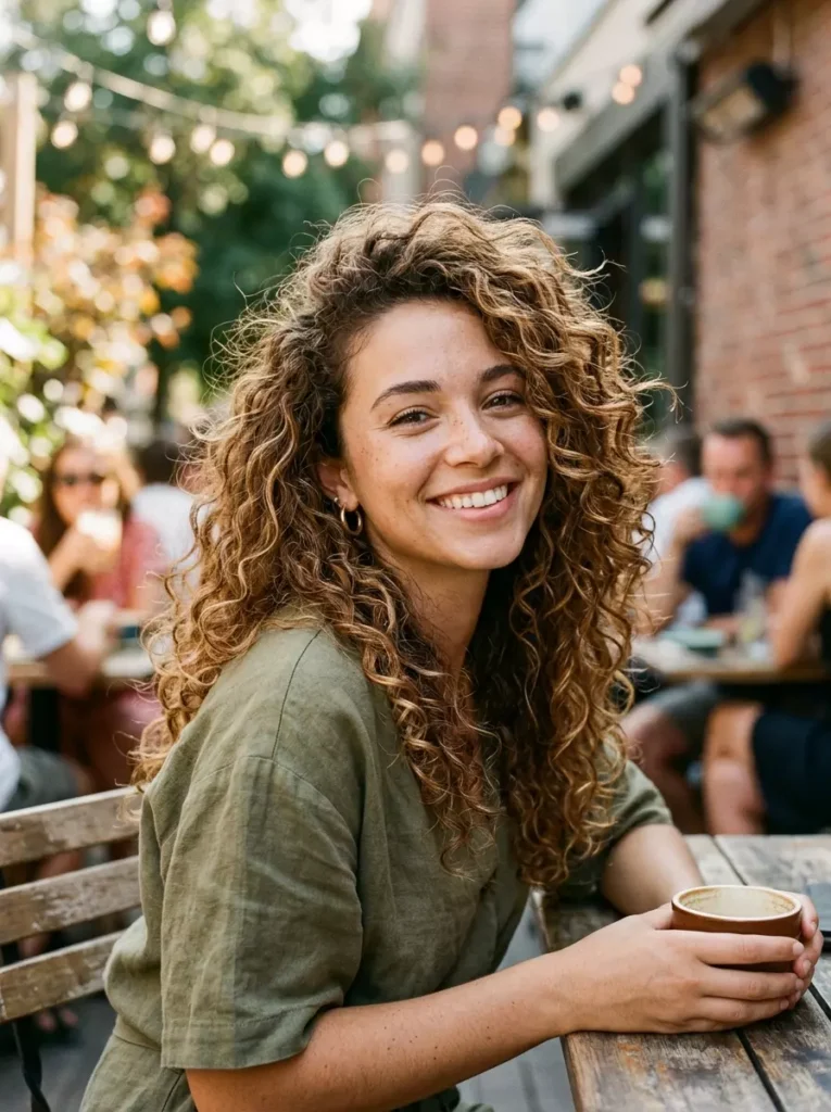 Messy Layered Curls
