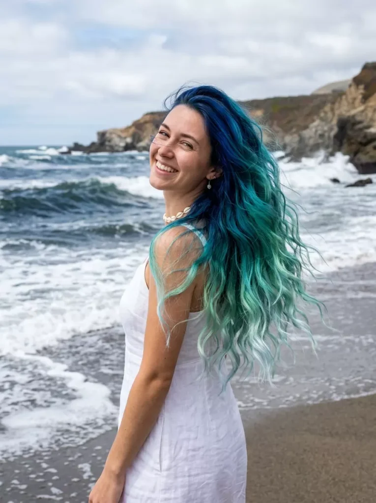 Ocean Ombre Hair