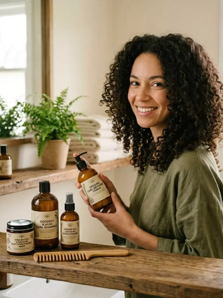 Organic Products for Natural Curl Care