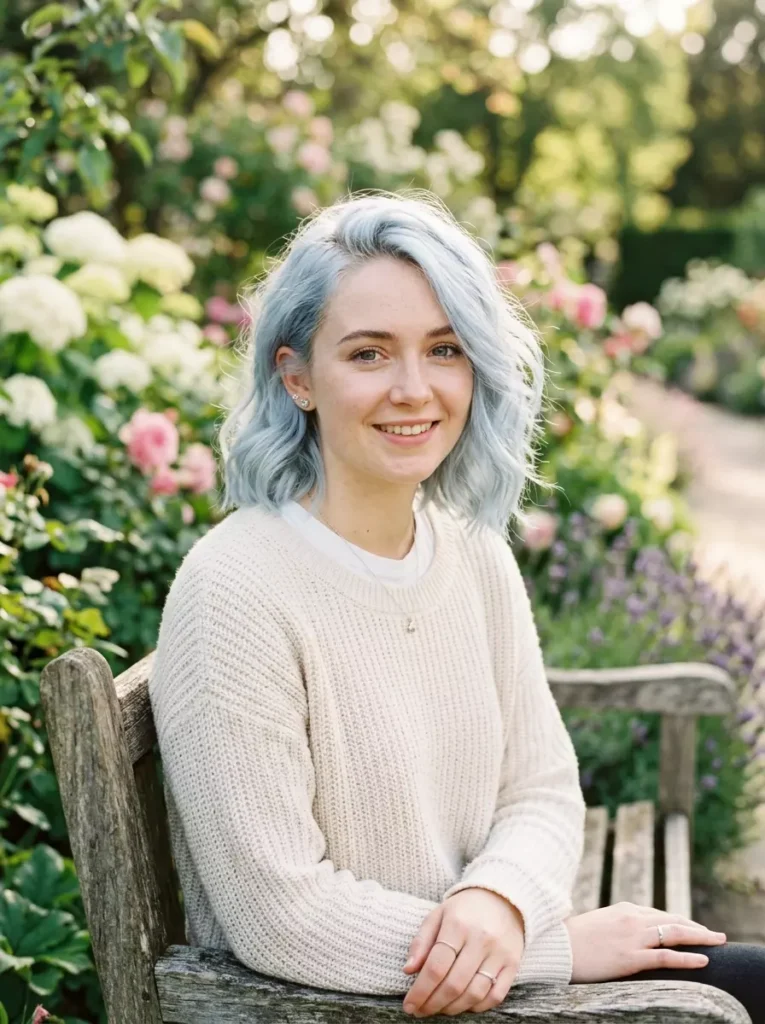 Pale Blue Hair