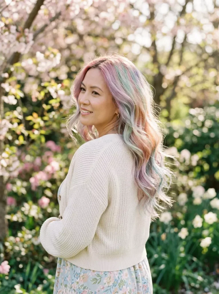 Soft Pastel Spring Hair Colors for Women