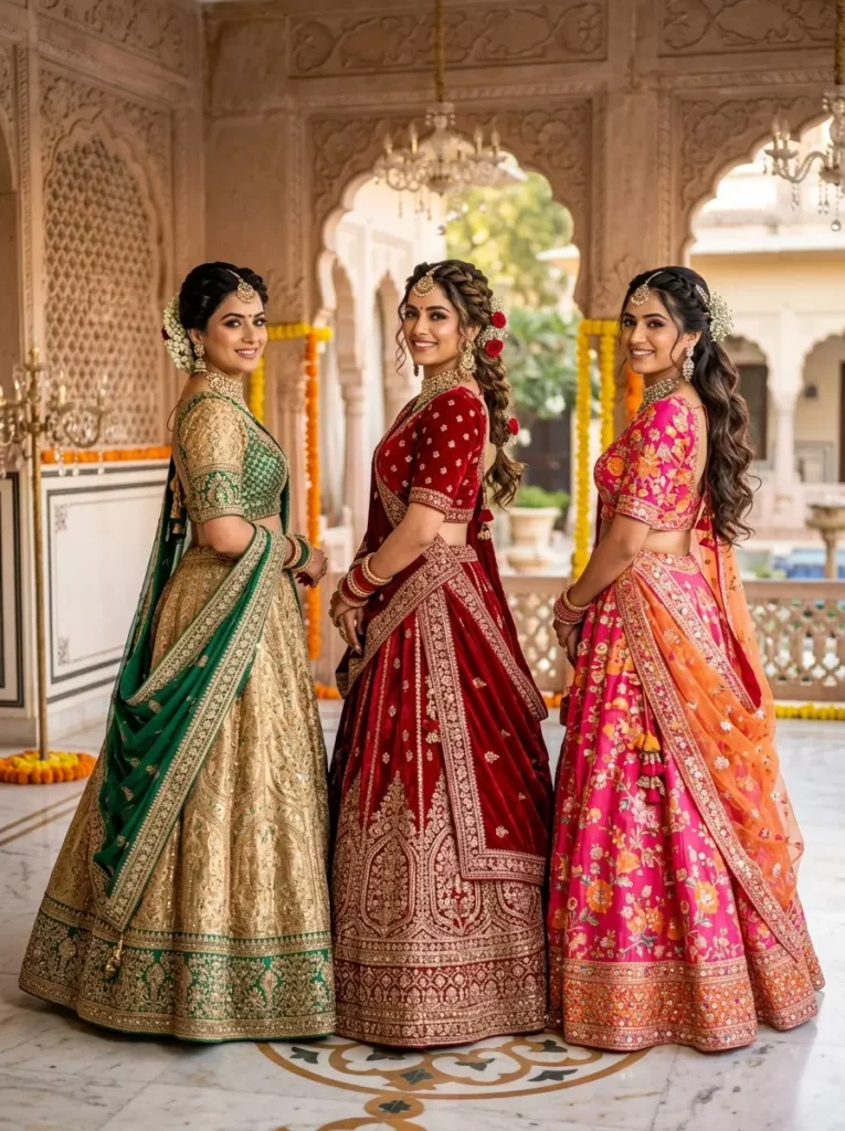 Perfect Hairstyles with Lehenga