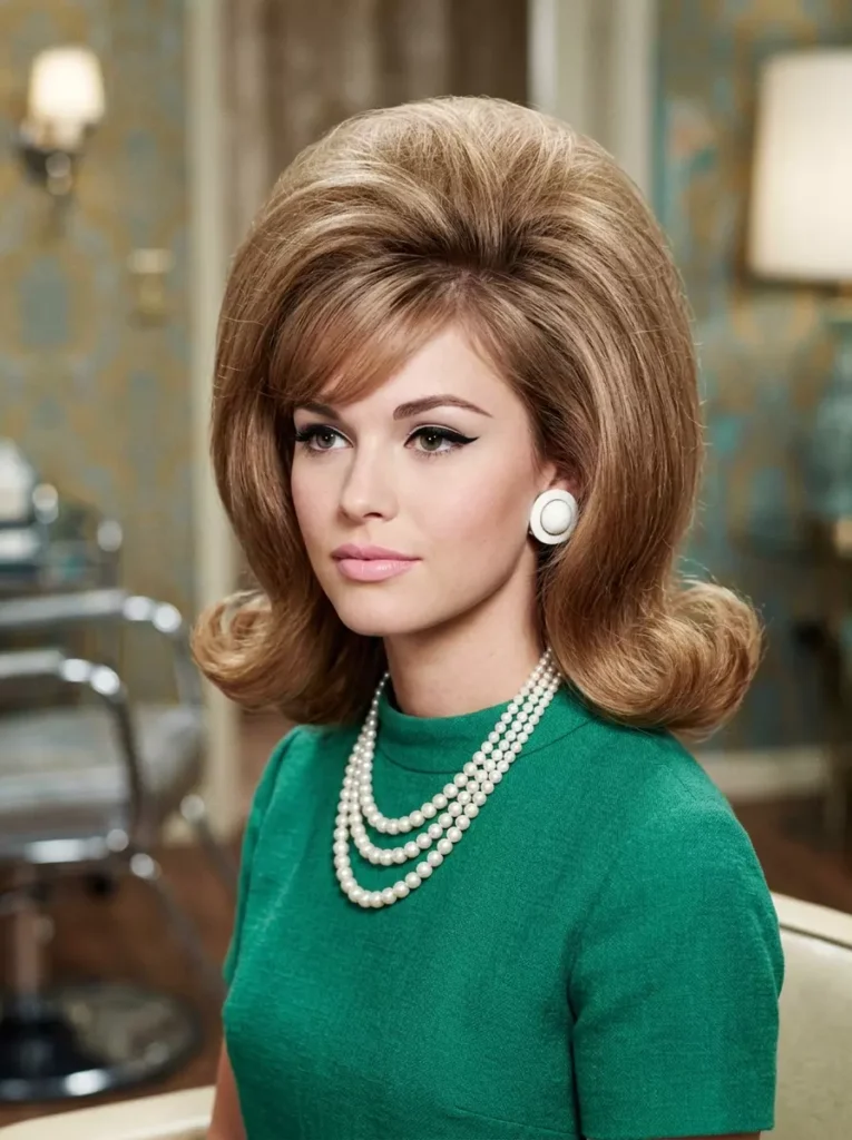 Retro 60s Hairstyles with Volume and Glamour
