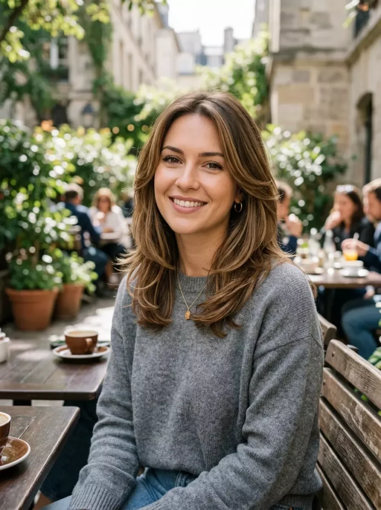 Shoulder Length Layers: Classic Everyday Style