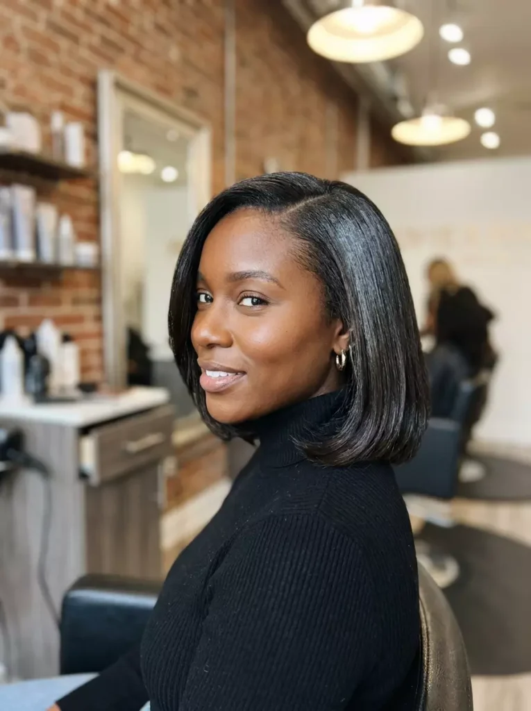 Silk Press Hairstyles for Black Women