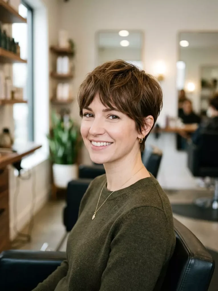 Soft Textured Tapered Pixie
