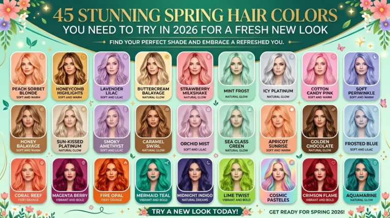 45 Stunning Spring Hair Colors You Need to Try in 2026 for a Fresh New Look