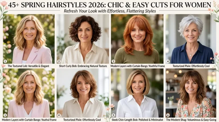 45+ Spring Hairstyles 2026: Best Chic & Easy Styles for Women