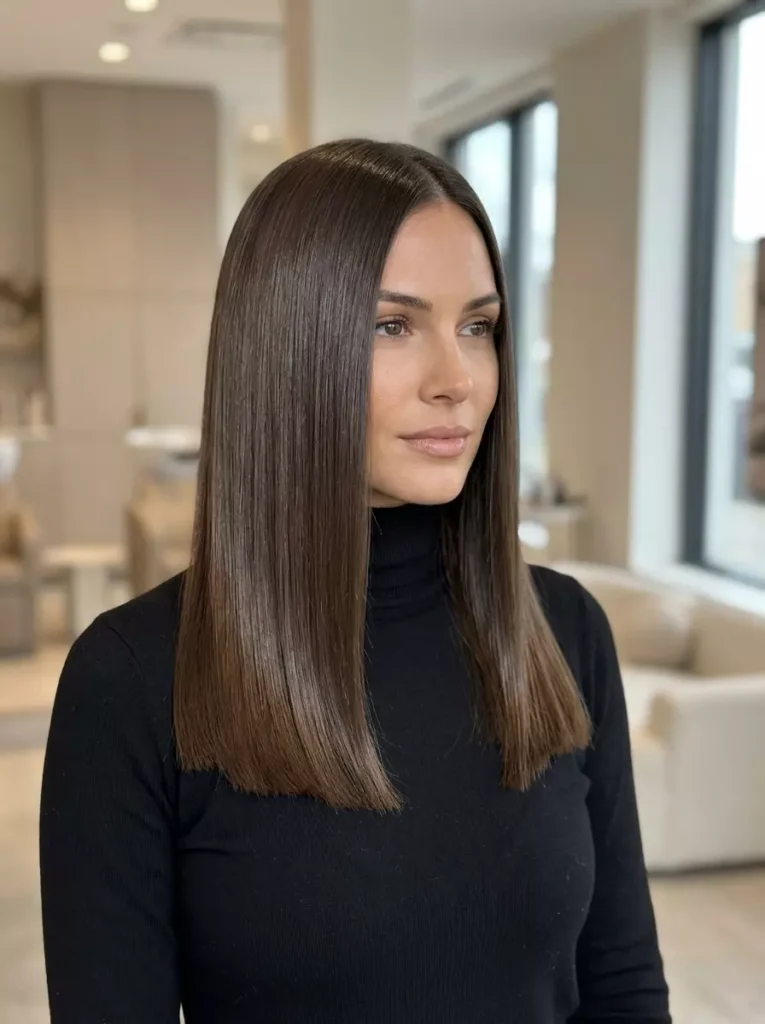 Stunningly Sleek Straight Hair
