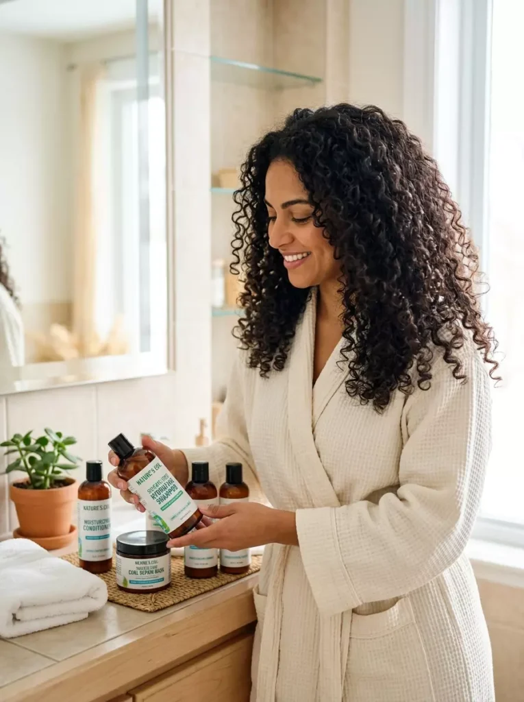 Sulfate-Free Products for Healthy Curly Hair