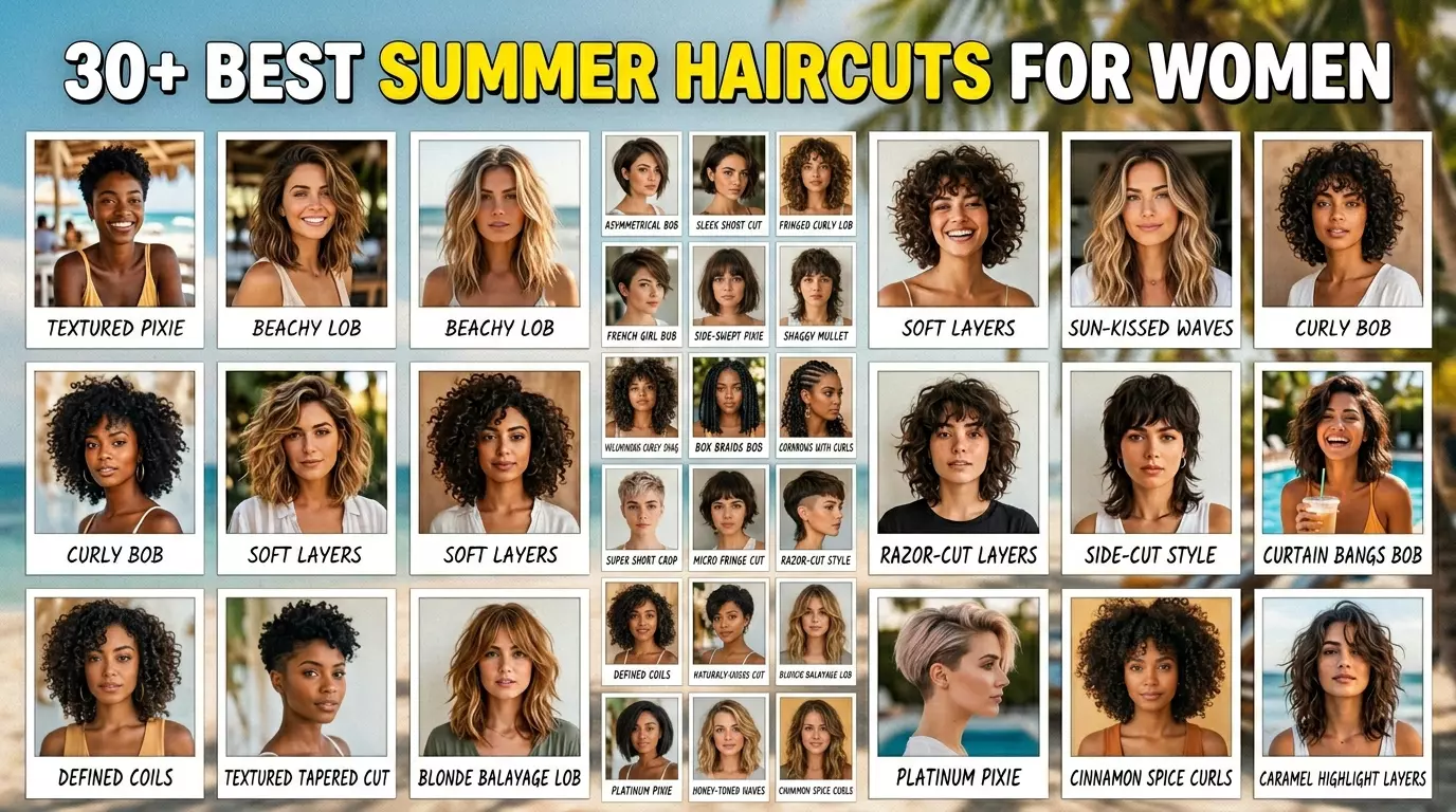 30+ Best Summer Haircuts for Women to Stay Cool and Stylish