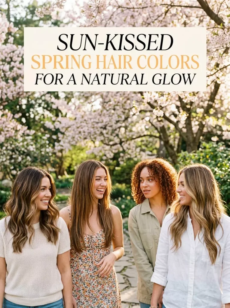 Sun-Kissed Spring Hair Colors for a Natural Glow