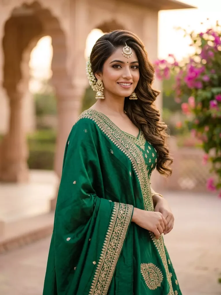 Trending Hairstyles with Lehenga