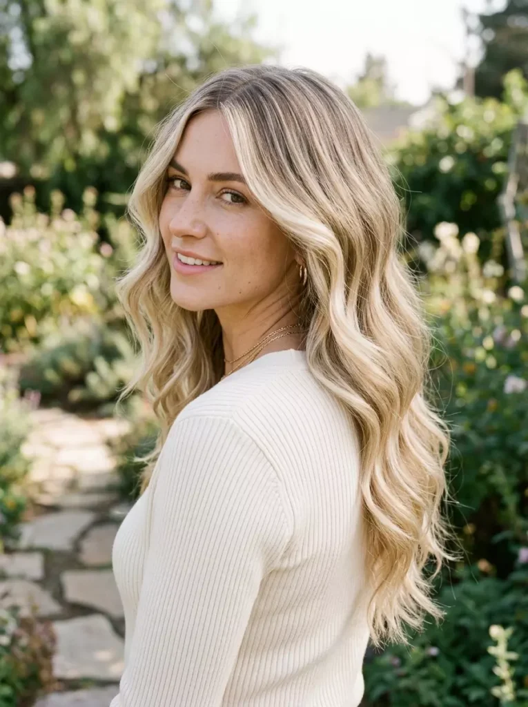 Vanilla Cream Blonde Balayage