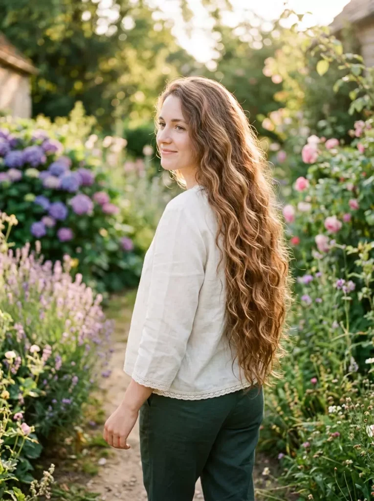Waist-Length Wavy Hair