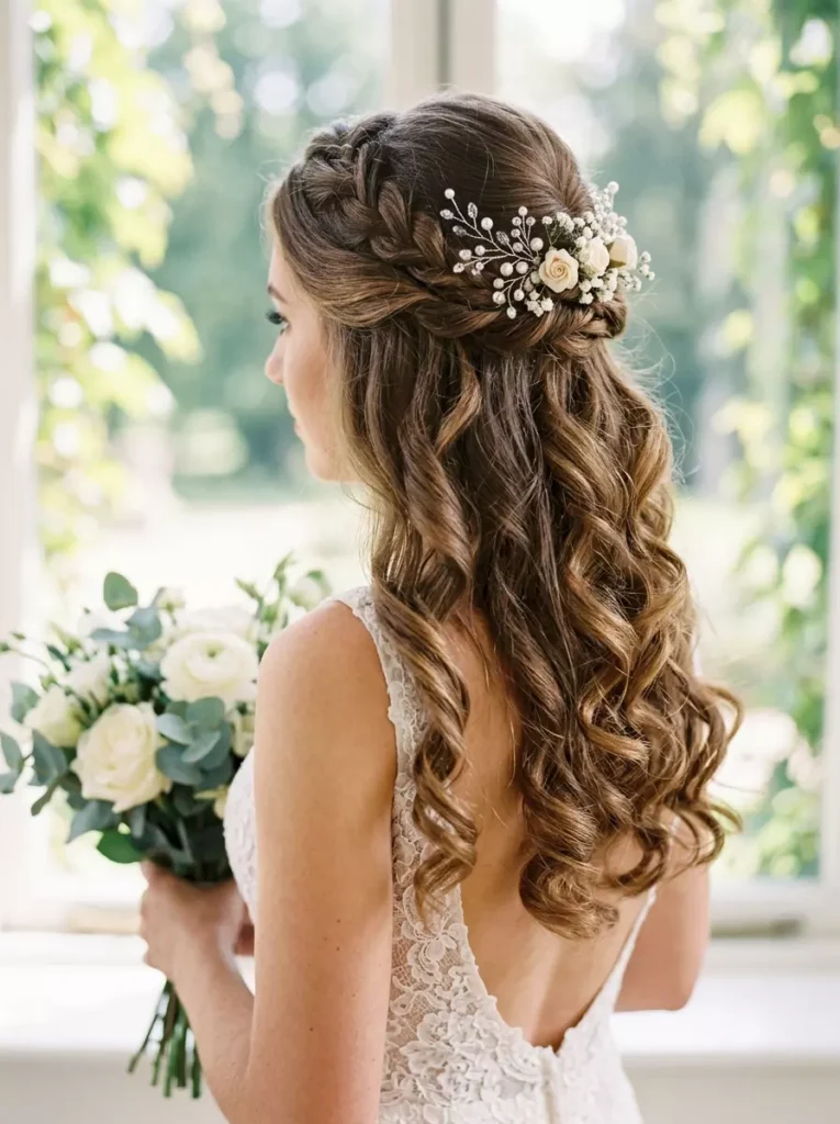 Wedding Hair with Curls