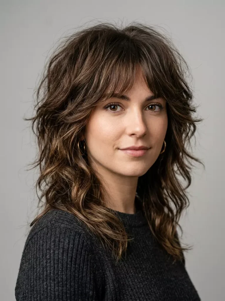 Voluminous Wolf Cut