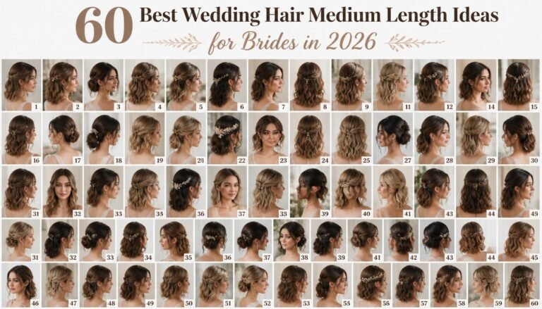 60 Best Wedding Hair Medium Length Ideas for Brides in 2026