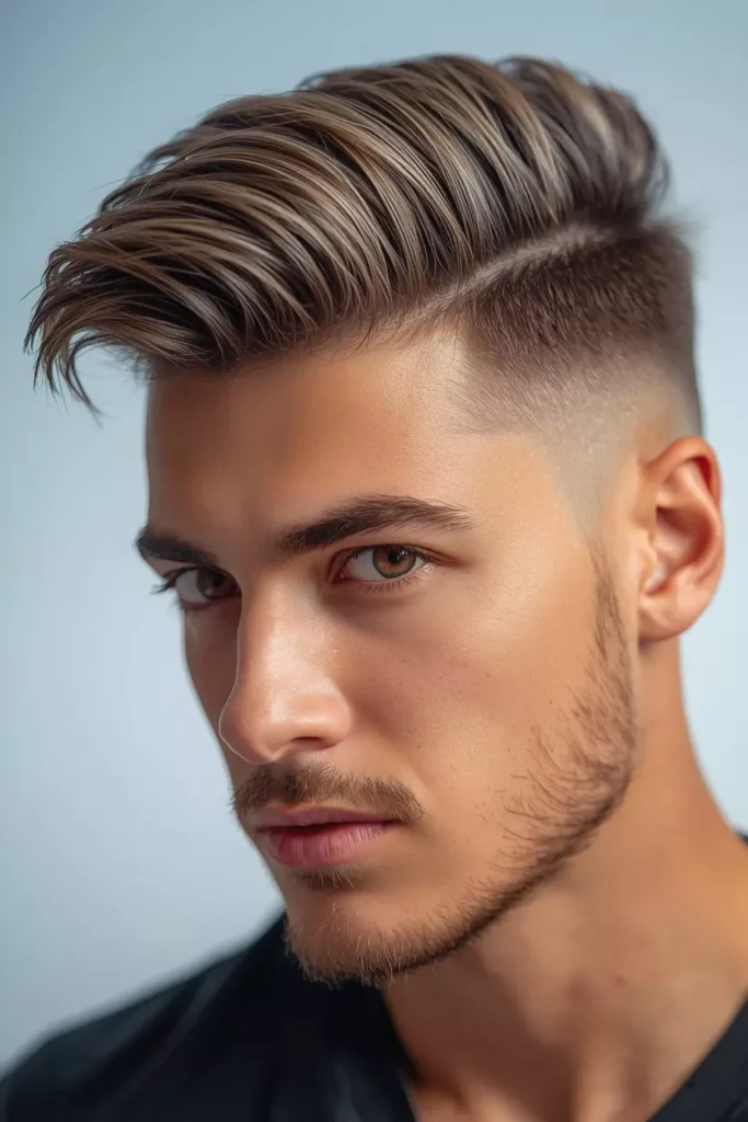 Low-Maintenance Wolf Cut with Contrasting Edges
