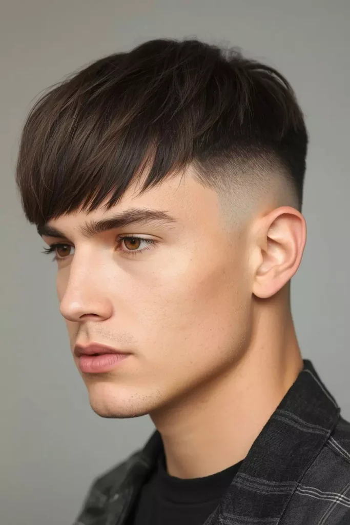 Short Wolf Cut with Bangs and Undercut