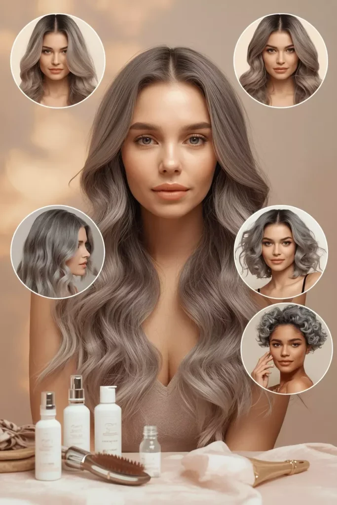 Long Gray Hair Makeover Ideas
