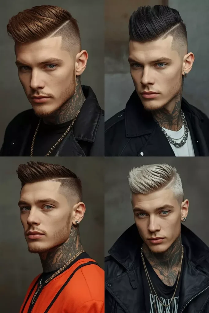 Edgy Wolf Cut with Disconnected Undercut